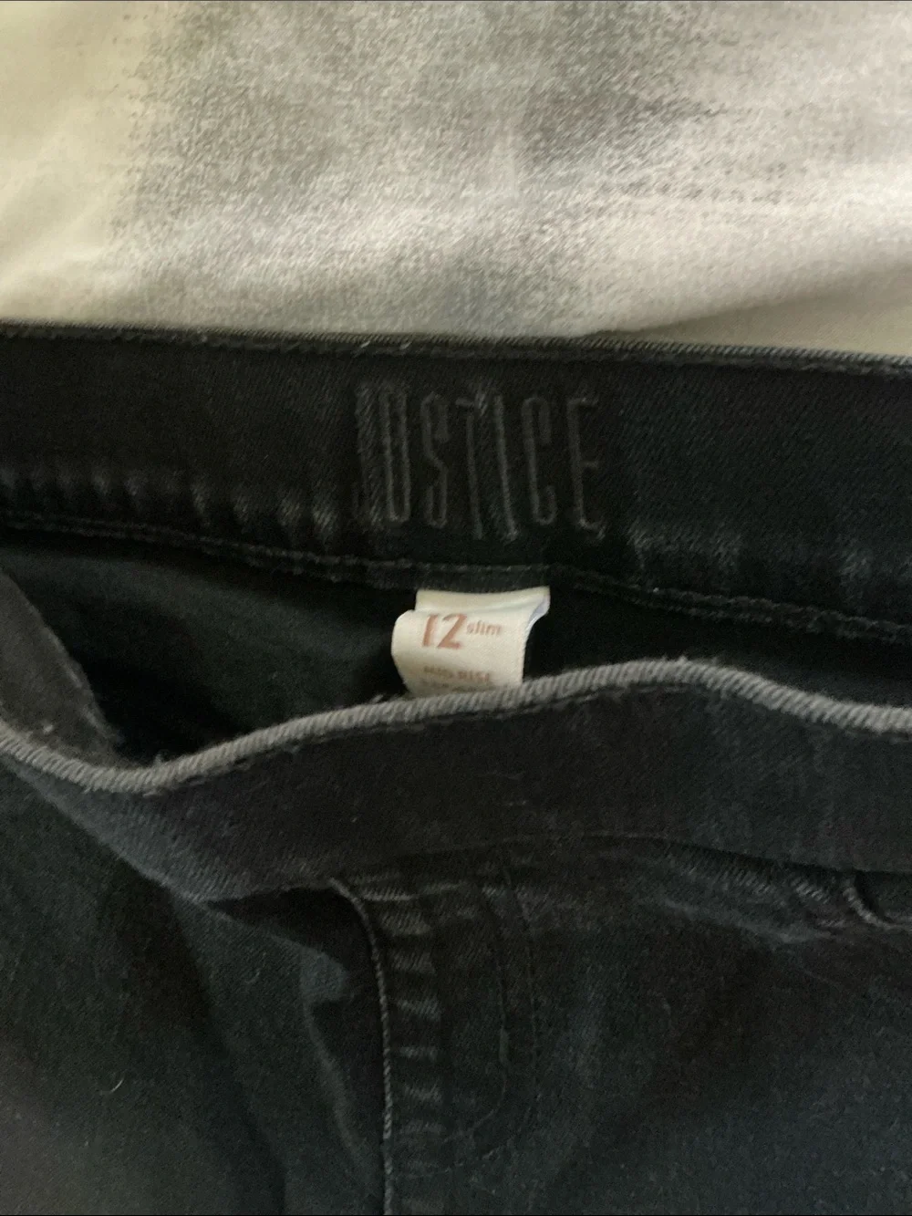 Justice Black Pull-On Skinny Jeggings